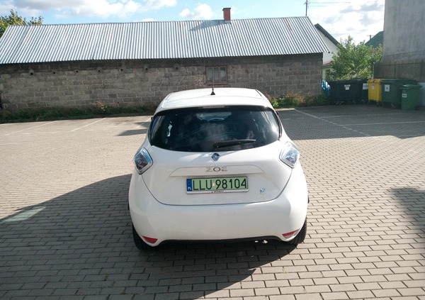 Renault Zoe cena 49800 przebieg: 62253, rok produkcji 2016 z Borne Sulinowo małe 37